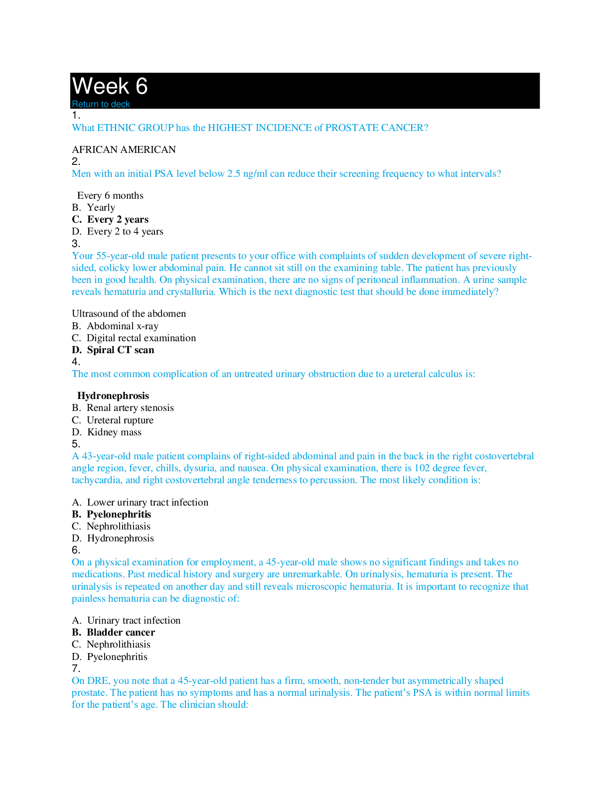 Preview image for NSG 6420 WEEK 6 QUIZ – QUESTIONS AND ANSWERS